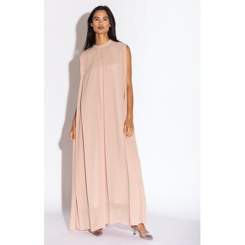 Double Layered Dress in Peach