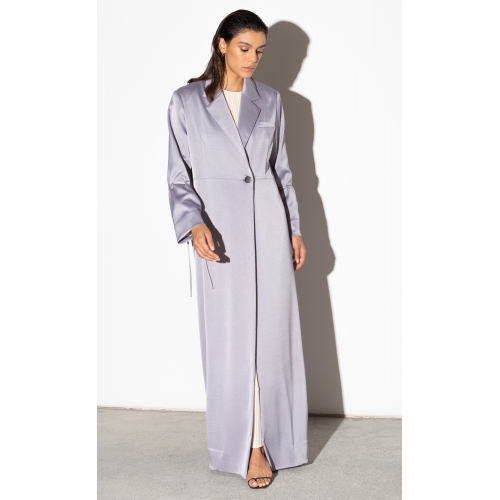 Suit Abaya in Polished Moonrise Gray