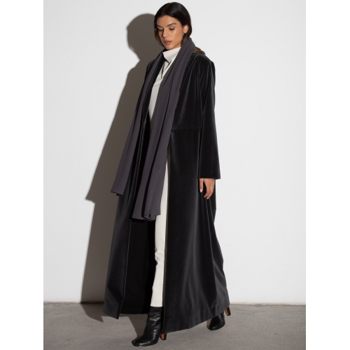 Jacket Abaya in Velvet Gray